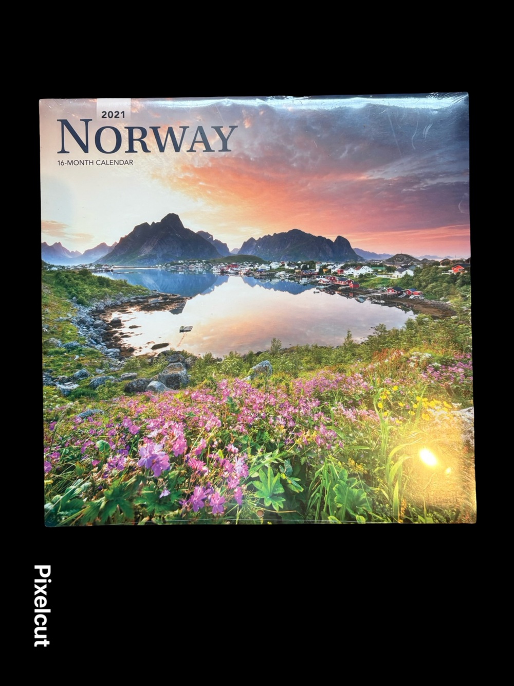 Norway 2021 Scenic Wall Calendar - Colorful Sunset Landscape